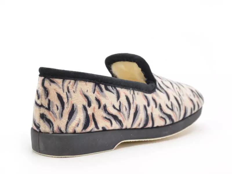La Maison De L Espadrille Chaussons 6225 8 Noir Chaussons Femme