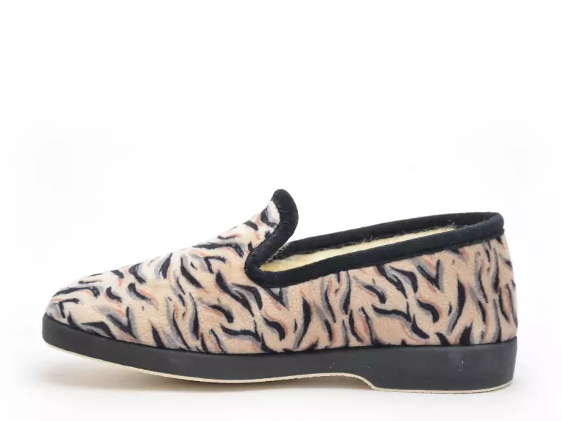 La Maison De L Espadrille Chaussons 6225 8 Noir Chaussons Femme