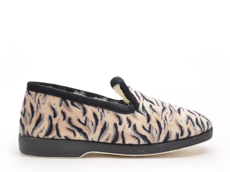 La Maison De L Espadrille Chaussons 6225 8 Noir Chaussons Femme