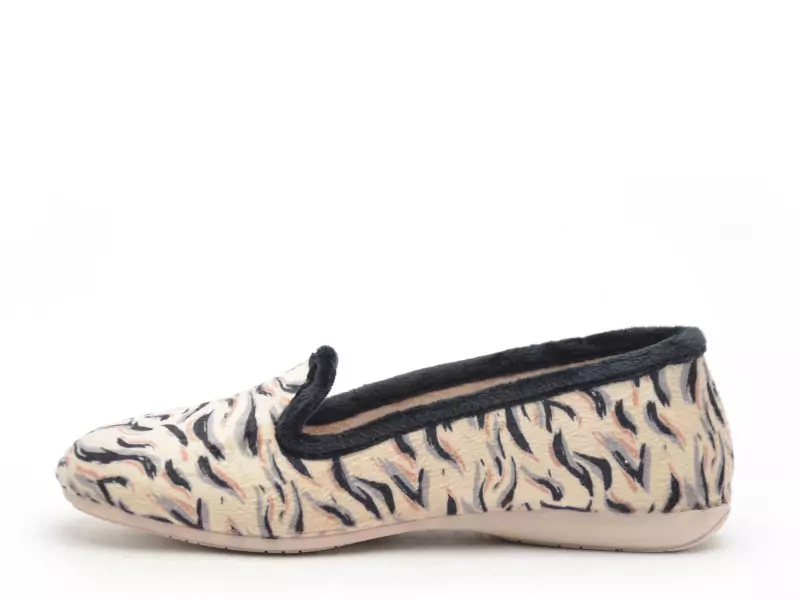 La Maison De L Espadrille Chaussons 6221 8 Noir Chaussons Femme