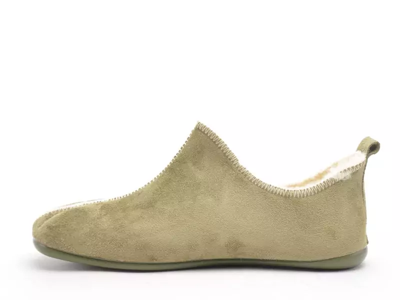 La Maison De L Espadrille Chaussons 6030 8 H Kaki Chaussons Homme