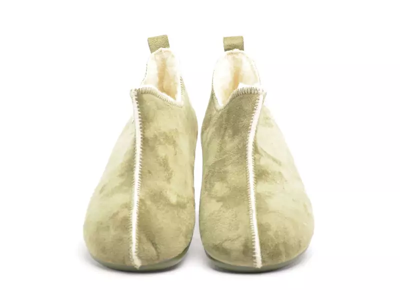 La Maison De L Espadrille Chaussons 6030 8 H Kaki Chaussons Homme