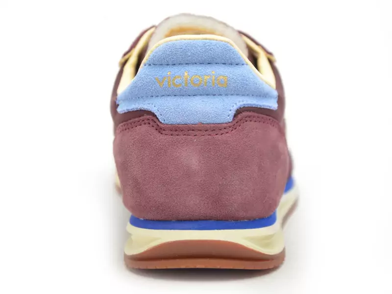 Victoria SATURNO SERR NYLON Bordeaux Baskets Basses Femme