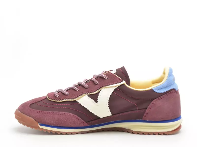 Victoria SATURNO SERR NYLON Bordeaux Baskets Basses Femme
