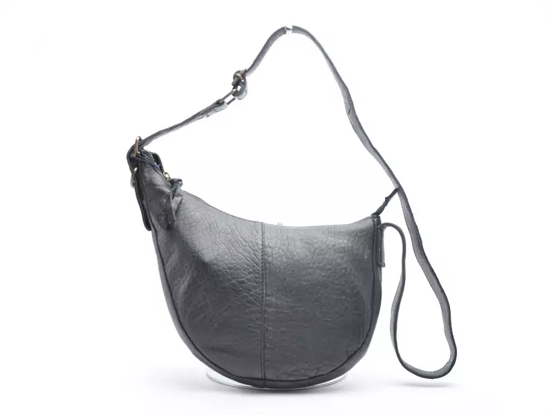  Sac PCSTINA LEATHER SHOULDER BAG FC Noir Accessoires Femme