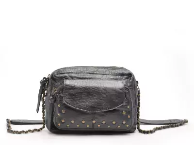 Sac PCJADJA LEATHER CROSS BODY FC Noir Accessoires Femme