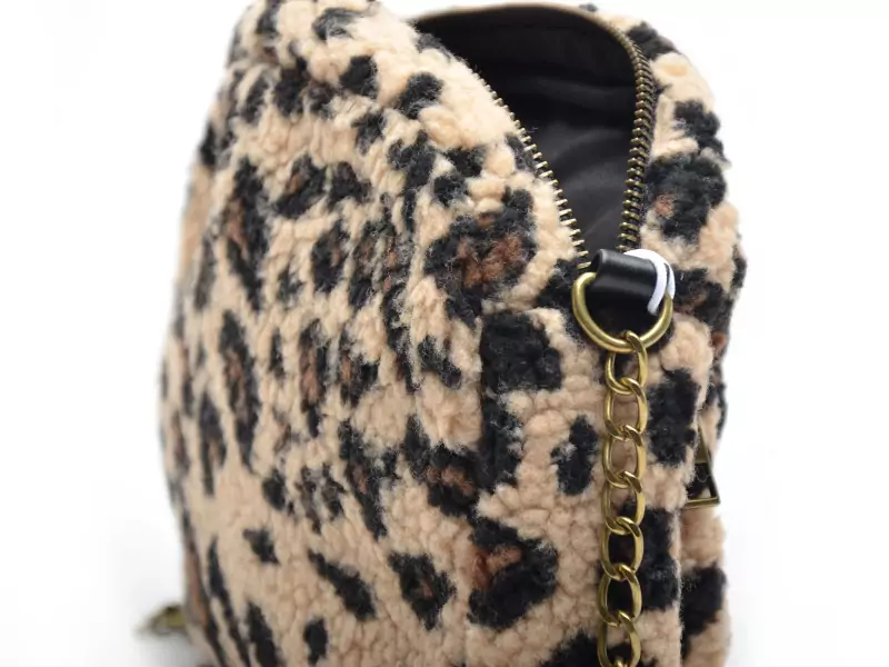  Sac PCNAINA TEDDY LEO CROSS BODY FC Beige Accessoires Femme