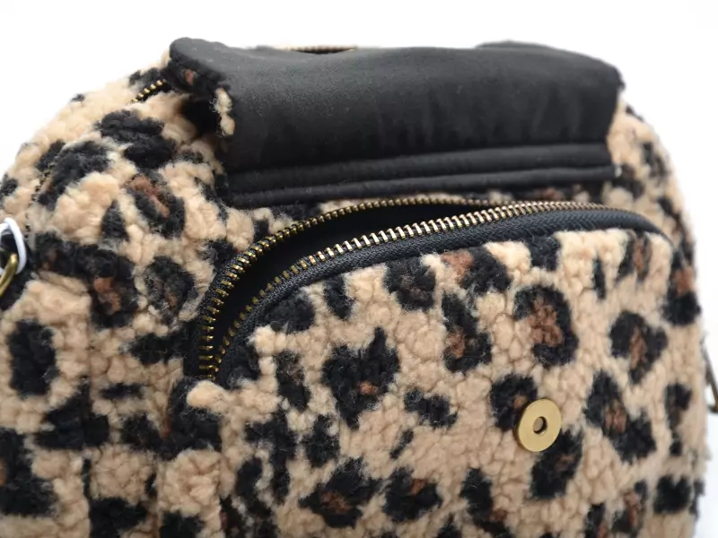  Sac PCNAINA TEDDY LEO CROSS BODY FC Beige Accessoires Femme