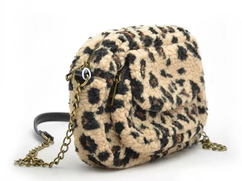  Sac PCNAINA TEDDY LEO CROSS BODY FC Beige Accessoires Femme