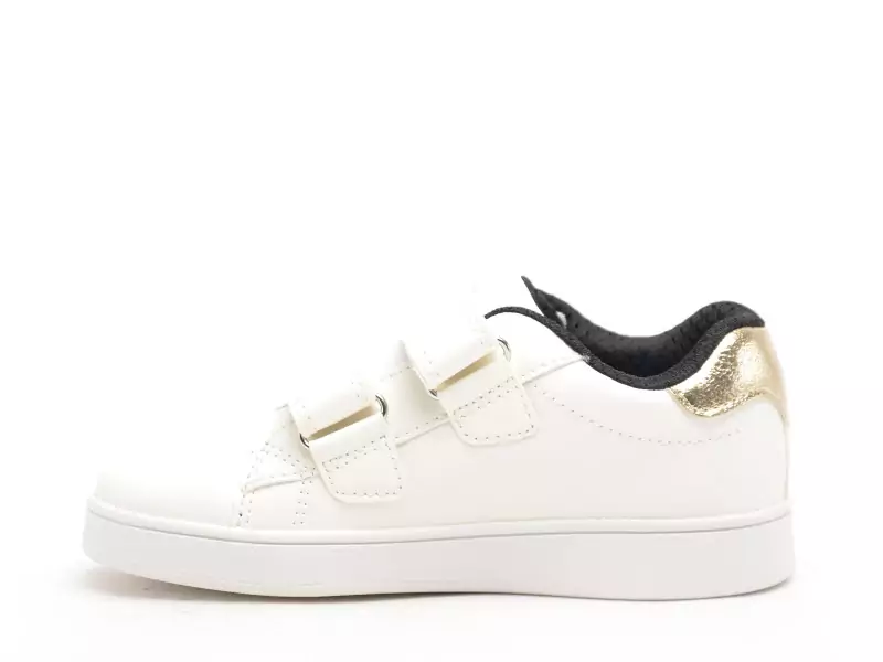 Geox J ECLYPER GIRL J45LRA Blanc Baskets Basses Fille