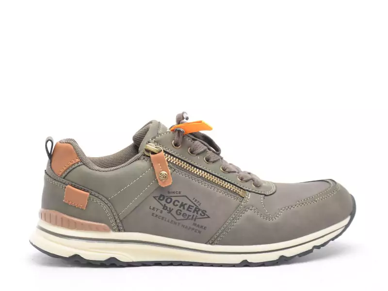 Dockers 54MO001 Kaki Baskets Basses Homme