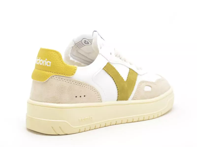 Victoria SEUL EFECT PIEL SER Kaki Baskets Basses Femme