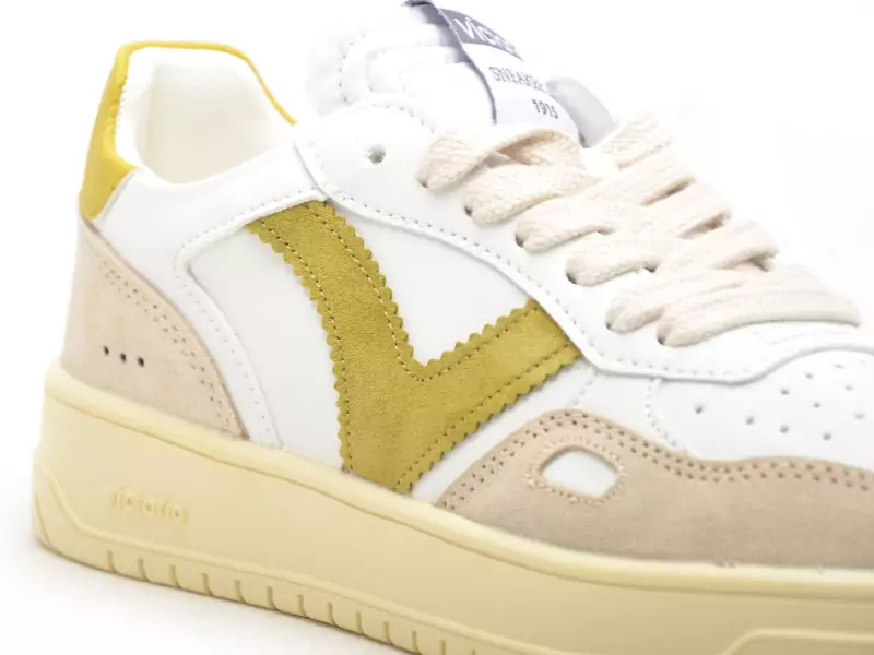 Victoria SEUL EFECT PIEL SER Kaki Baskets Basses Femme