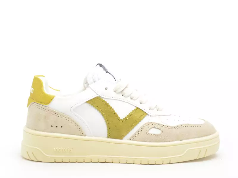 Victoria SEUL EFECT PIEL SER Kaki Baskets Basses Femme