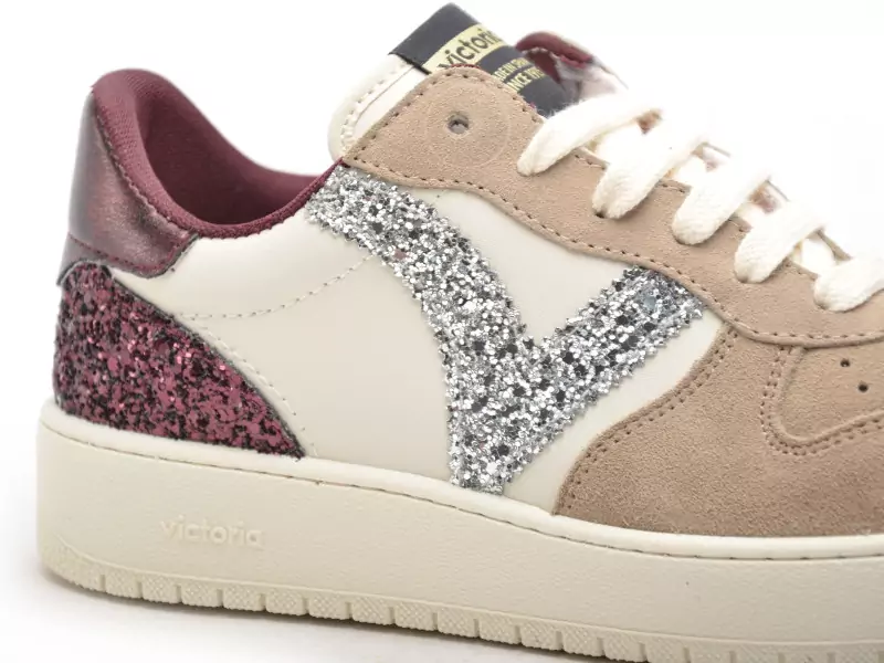 Victoria MADRID SER GLITTER Multicolore Baskets Basses Femme