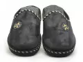 La Maison De L Espadrille Chaussons 6865 8 Noir Chaussons Homme