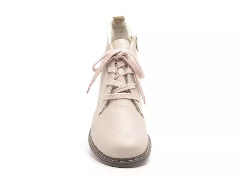 Rieker 71205 Beige Boots et Bottines Plates Femme