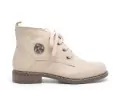Rieker 71205 Beige Boots et Bottines Plates Femme