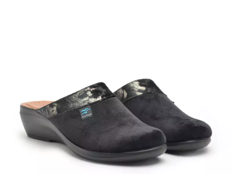 Flyflot FOLIANE Noir Chaussons Femme