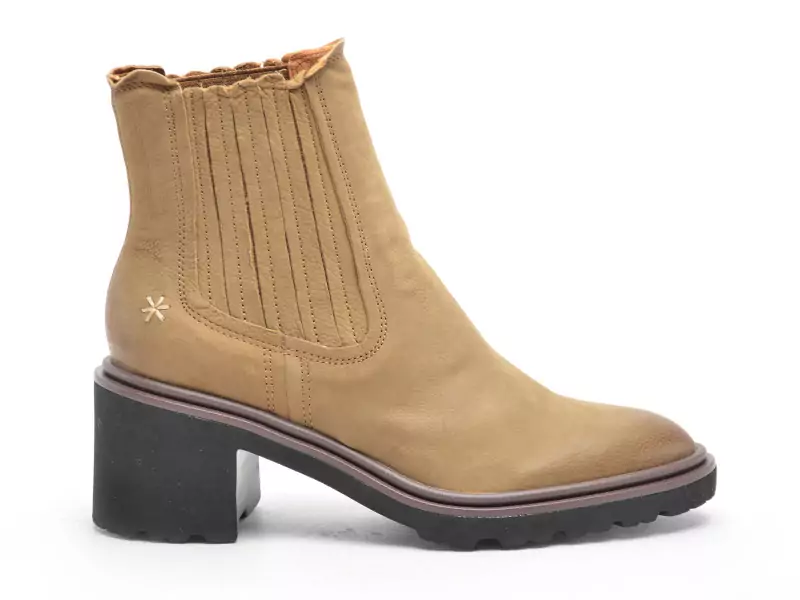 Mamzelle NICAM Beige Boots et Bottines à Talons Femme