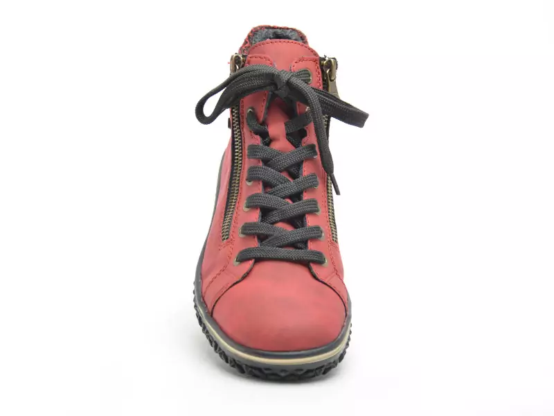 Rieker Z4263 Rouge Basket Montante Femme