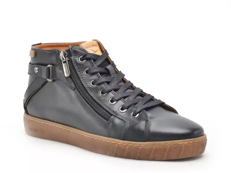 Pikolinos LANZAROTE W7B8868 Noir Boots et Bottines Plates Femme