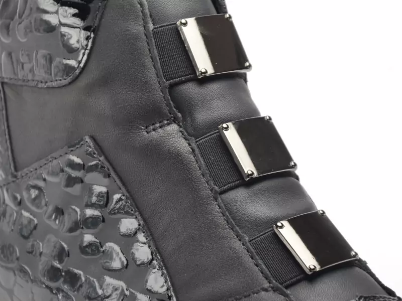 Rieker Y0764 Noir Boots et Bottines Plates Femme