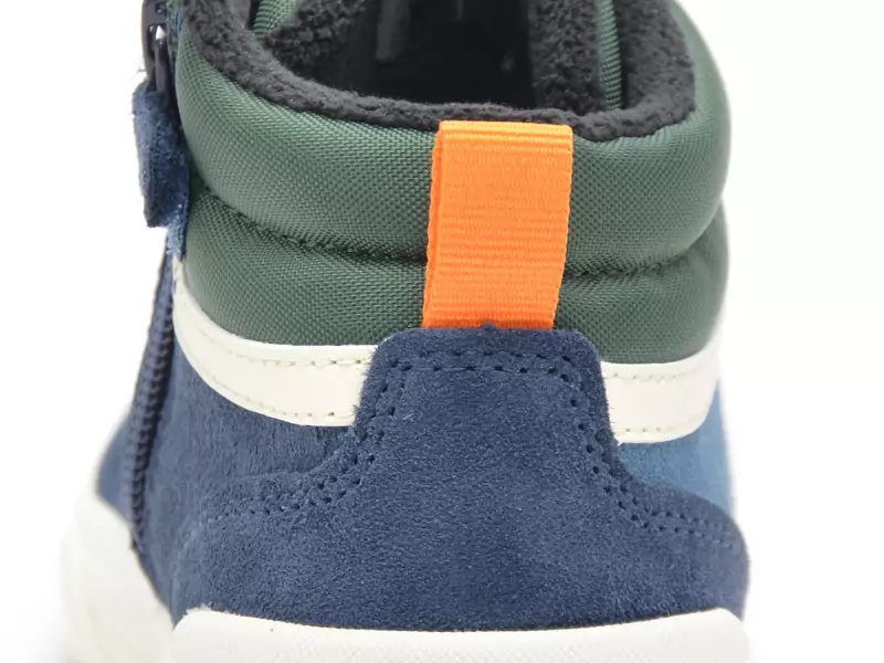 Geox J WEEMBLE BOY J36HAA Bleu Baskets Montantes Garçon