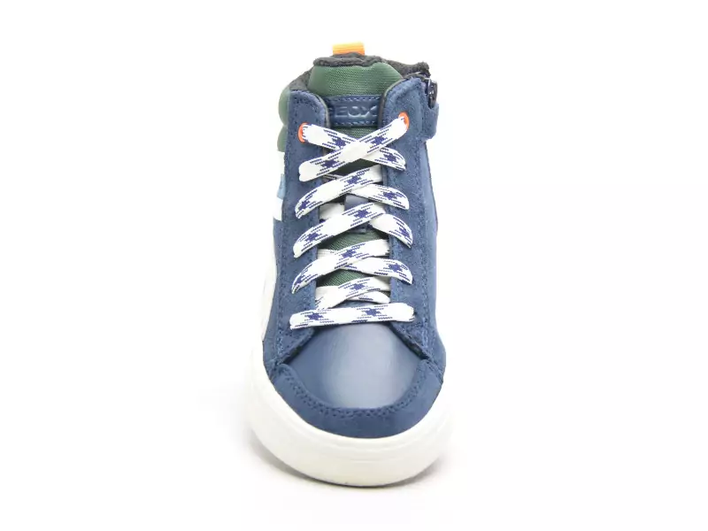 Geox J WEEMBLE BOY J36HAA Bleu Baskets Montantes Garçon