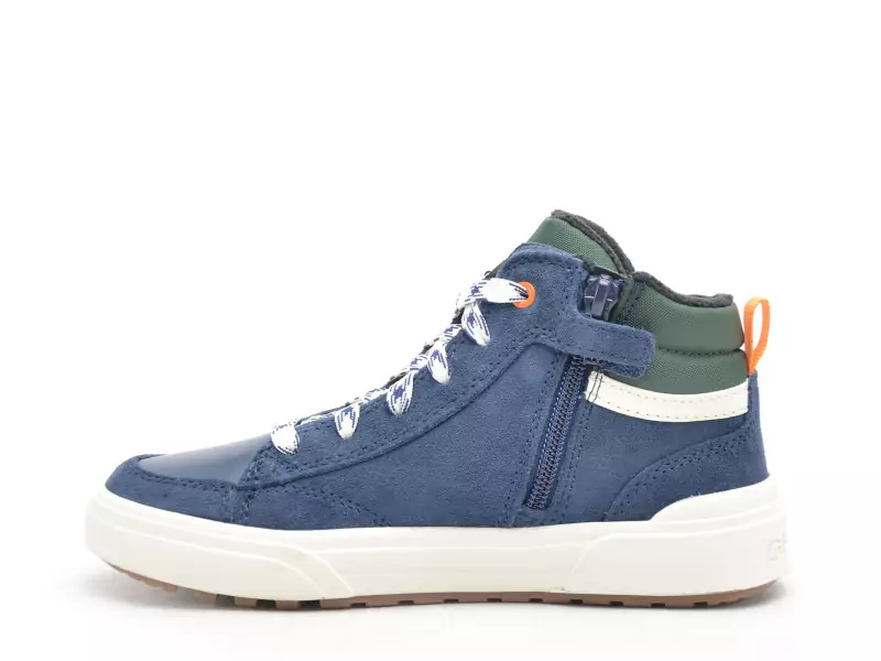 Geox J WEEMBLE BOY J36HAA Bleu Baskets Montantes Garçon