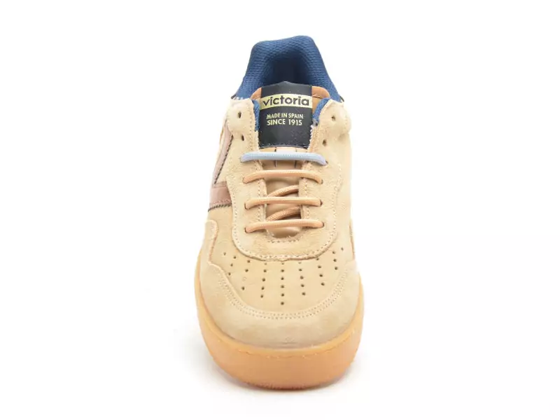 Victoria MADRID SER METAL Beige Baskets Basses Femme