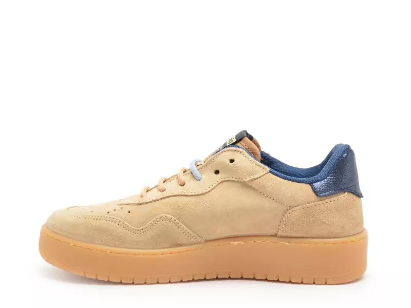 Victoria MADRID SER METAL Beige Baskets Basses Femme