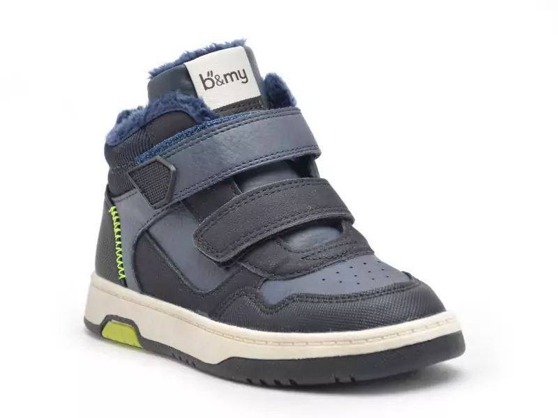 Bellamy MIKA Noir Baskets Montantes Garçon