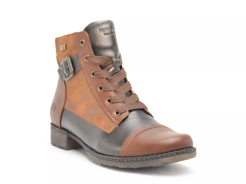 Remonte D4381 Marron Boots et Bottines Plates Femme