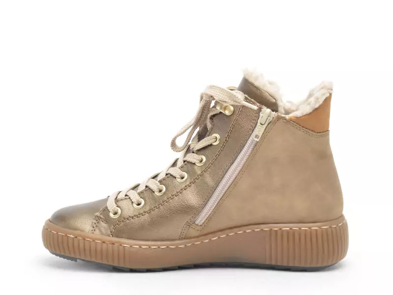 Rieker Z6614 Bronze Basket Montante Femme