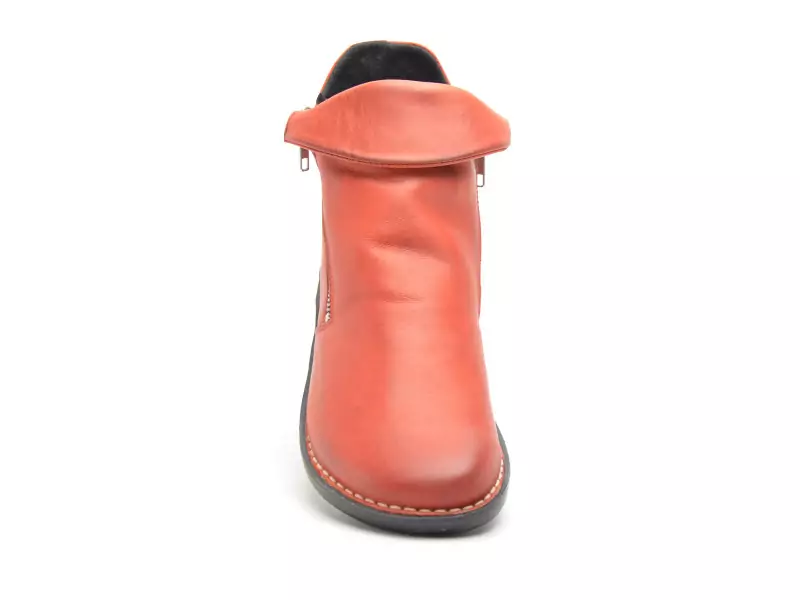 Chacal 7237 Orange Boots et Bottines Plates Femme