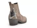 Gr MILOU Gris Boots et Bottines à Talons Femme
