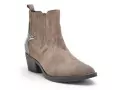 Gr MILOU Gris Boots et Bottines à Talons Femme