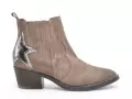 Gr MILOU Gris Boots et Bottines à Talons Femme