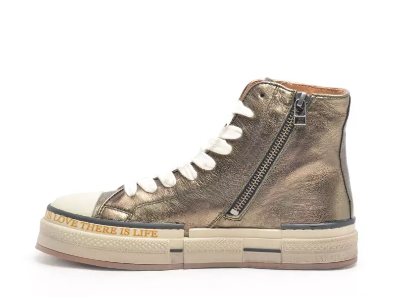 Rebecca white XY51 516V5 Bronze Boots et Bottines Plates Femme