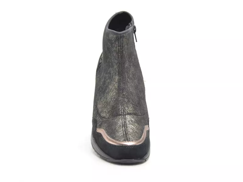 Gr SIROCO Noir Boots et Bottines à Talons Femme