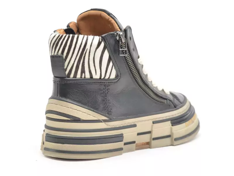 Rebecca white YZ58 3 Noir Boots et Bottines Plates Femme