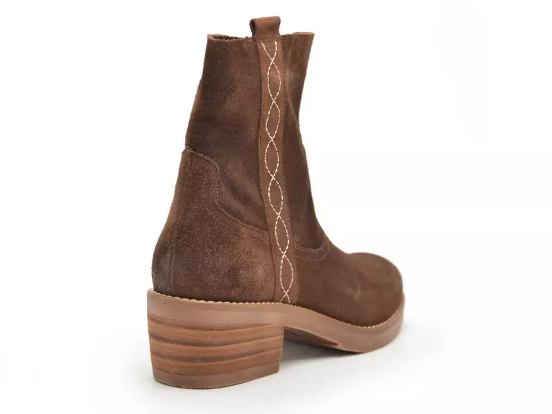 Minka LASARO Marron Boots et Bottines à Talons Femme