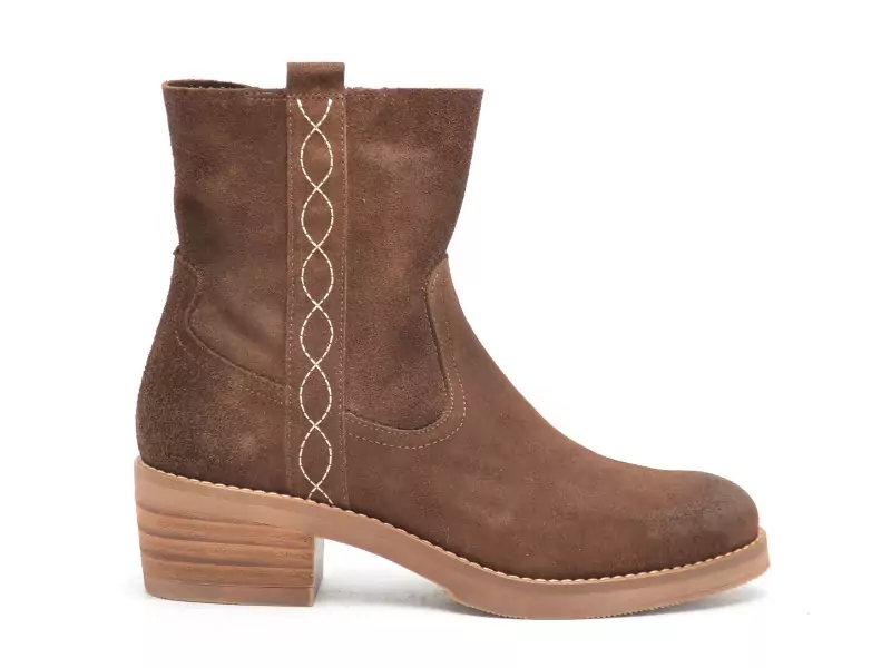 Minka LASARO Marron Boots et Bottines à Talons Femme