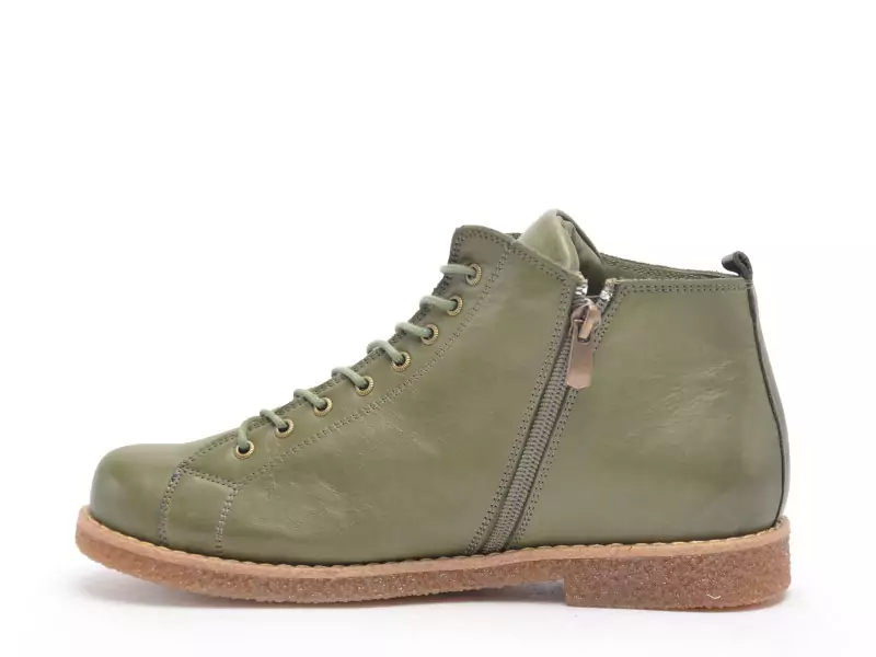 Andrea Conti 0340020 Kaki Boots et Bottines Plates Femme