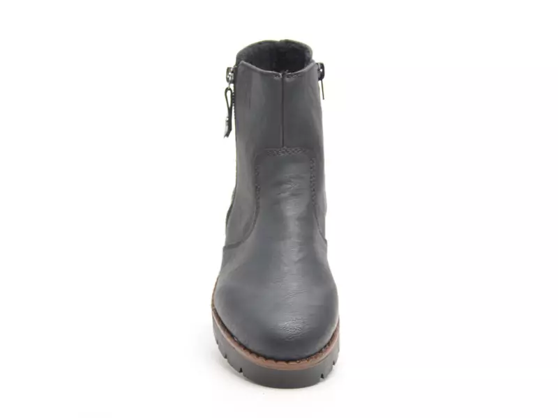 Rieker 44950 Noir Boots et Bottines Plates Femme
