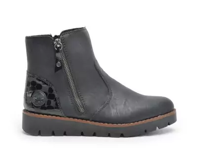 44950 Noir Boots et Bottines Plates Femme
