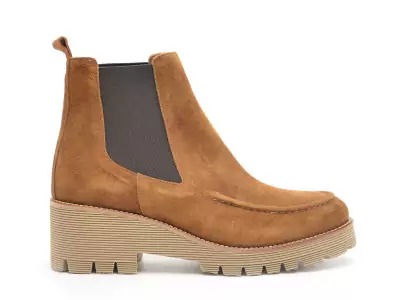 8829 Marron Boots et Bottines à Talons Femme