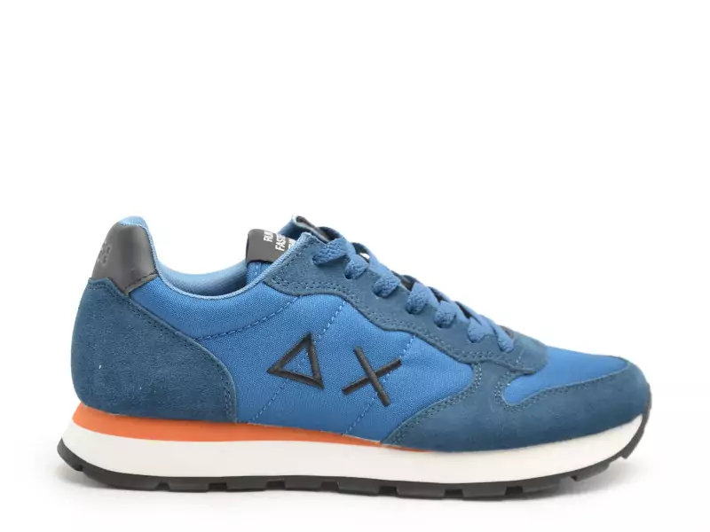  TOM SOLID Z45101 Bleu Baskets Basses Homme