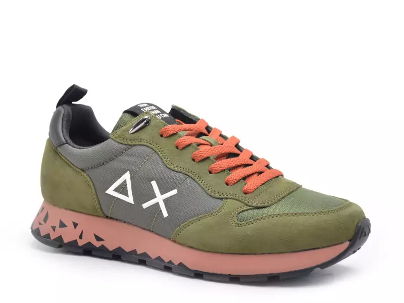  TOM SNAKE Z45104 Kaki Baskets Basses Homme